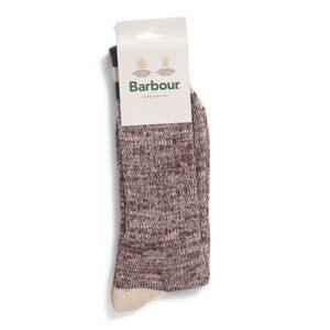 BARBOUR Burgandy Shandwick Socks